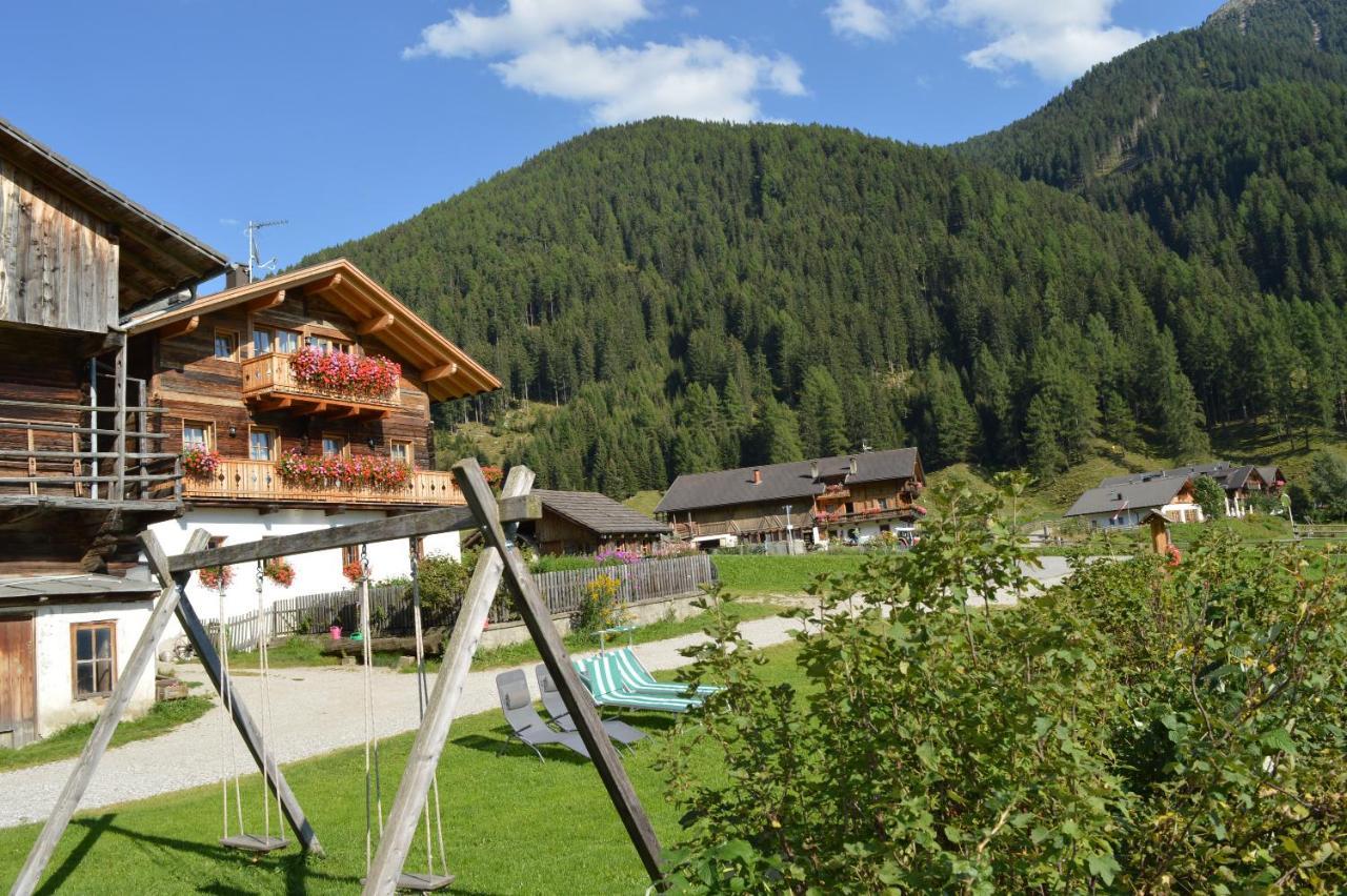 Feldererhof Apt Almenblick Santa Maddalena in Casies Exterior foto